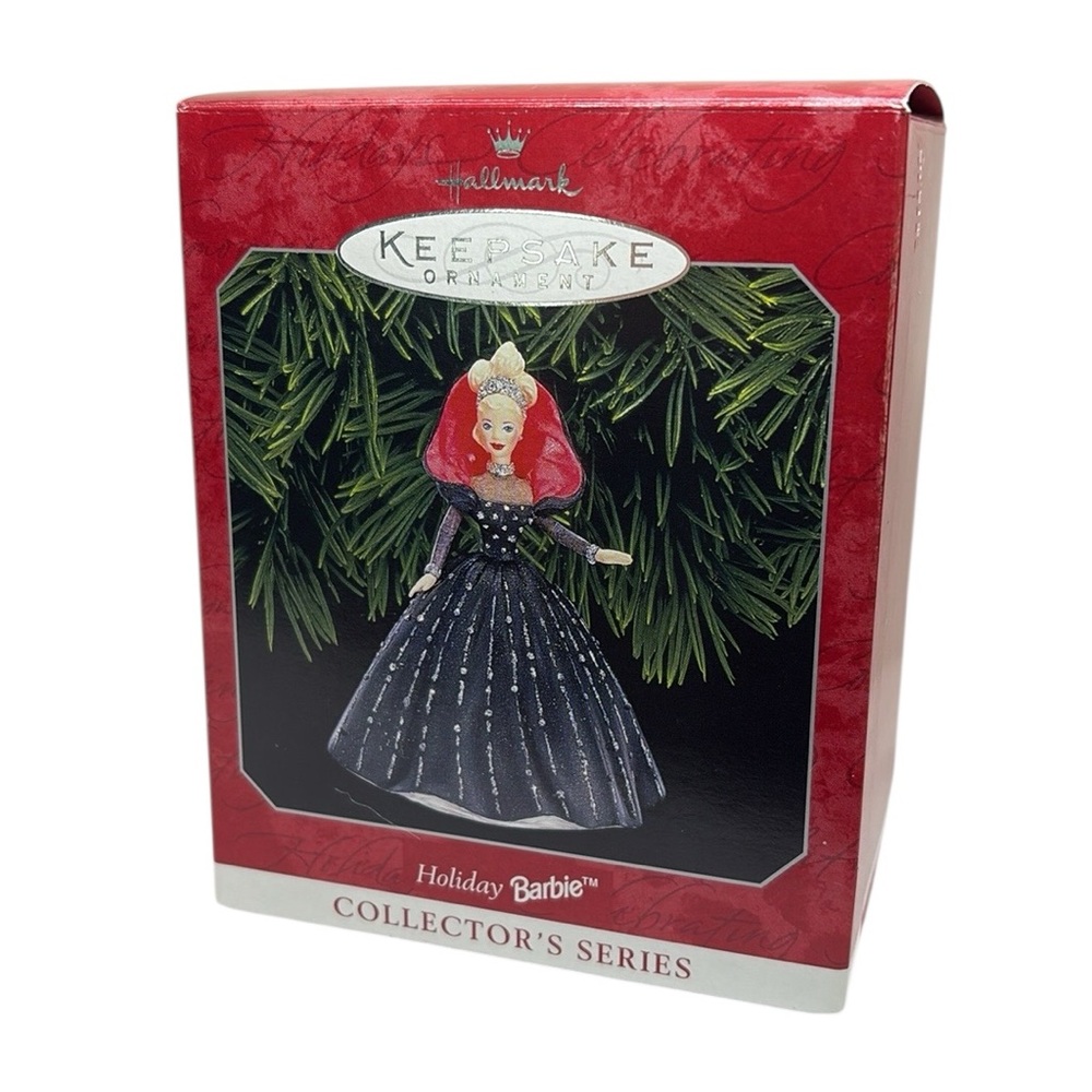 Hallmark Keepsake Barbie Ornament in Black and Silver